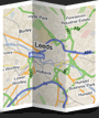 Map of Leeds